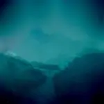 Melissa O'Brien, Digital pinhole photograph, 8 days exposure, Glenveagh, Bradys Cottage gate, 2025